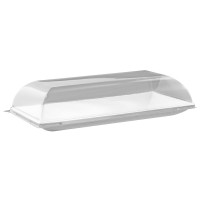 Coperchio BioNchic in PET trasparente (PET1) 180x90mm H30mm