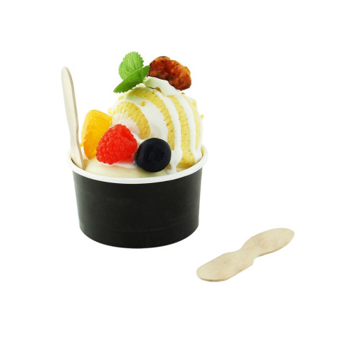 Cucchiaio da gelato in legno  H77mm