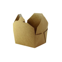 Lunchbox in cartone kraft con chiusura a incastro 215x160mm H48mm 1500ml