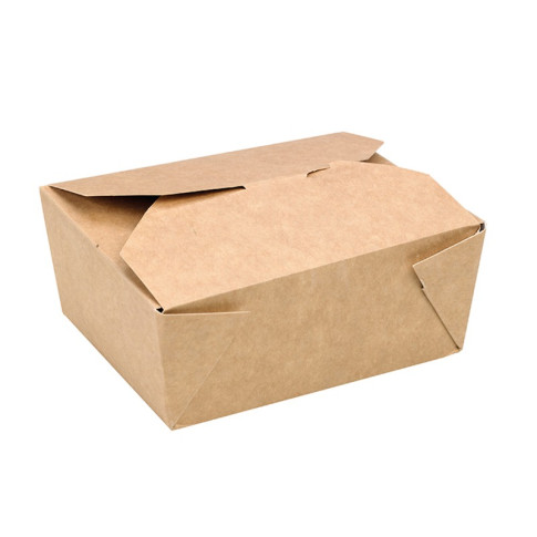 Lunchbox in cartone kraft con chiusura a incastro 110x90mm H50mm 450ml