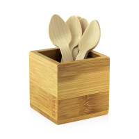Porta utensili in bamboo 60x60mm H60mm