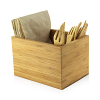 Porta utensili in bamboo  160x120mm H105mm