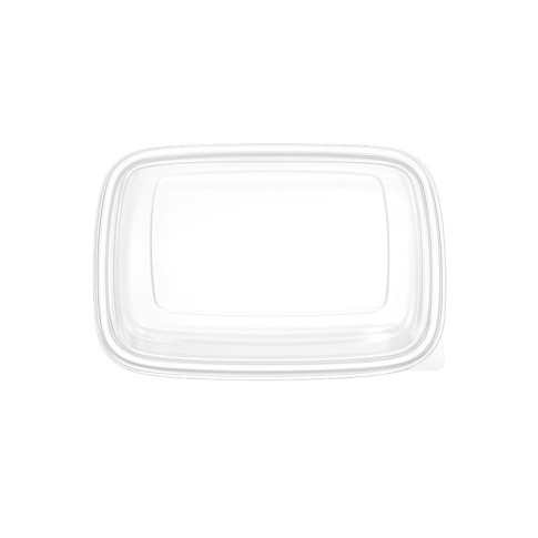 Coperchio in PET trasparente per vassoio in polpa (PET1) 189x189mm H50mm
