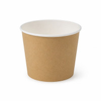 Secchiello di grandi dimensioni in cartone kraft, adatto per pollo  H145mm 2 700ml