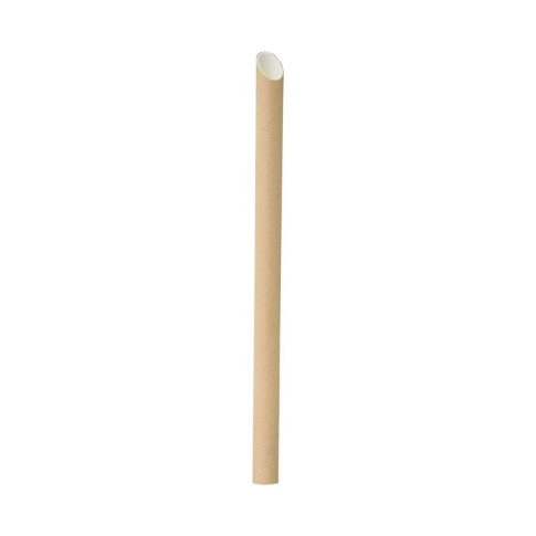 Cannuccia smussata Kraft per Bubble Tea   H200mm