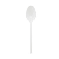 Cucchiaio in plastica bianca 165