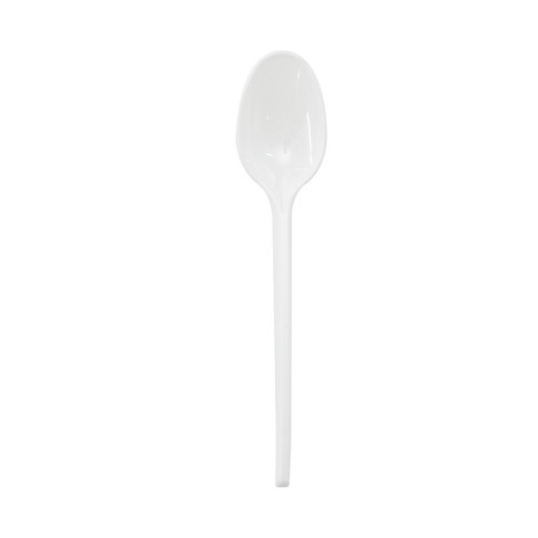 Cucchiaio in plastica bianca 165