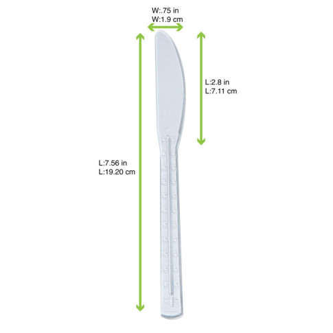 Coltello "Firstclass" trasparente 192