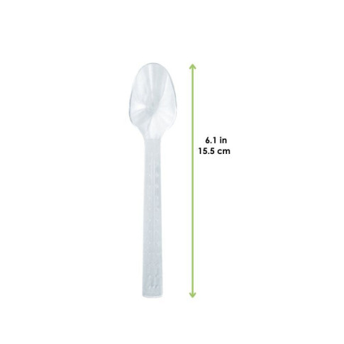 Cucchiaio plastica trasparente Lux 155