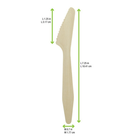Coltello in legno "Hercules"  H185mm