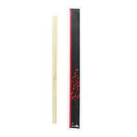Coppia di bacchette in legno imbustate  H203mm