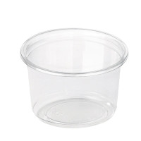 Contenitore "Deli" tondo in PET trasparente  H61mm 360ml
