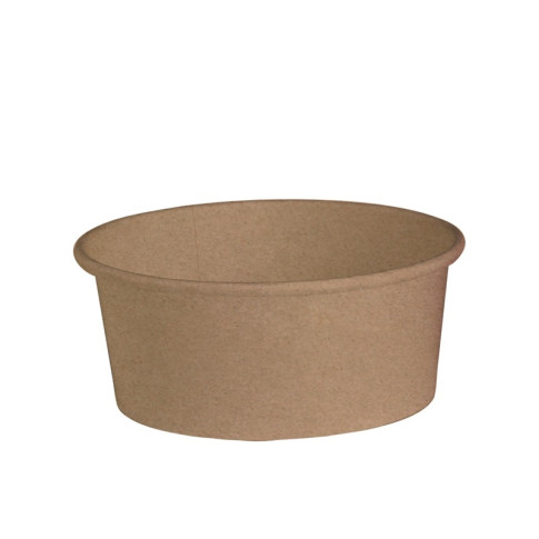 Contenitore "Deli" tondo in cartone kraft  H70mm 480ml