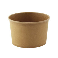 Contenitore "Deli" tondo in cartone kraft  H72mm 532ml