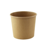 Contenitore "Deli" tondo in cartone kraft  H95mm 700ml