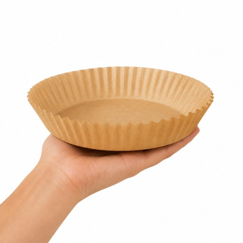 Padella kraft rotonda senza fori  H45mm
