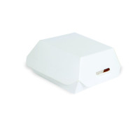 Mini scatola in cartone bianco per hamburger   98x95mm H50mm