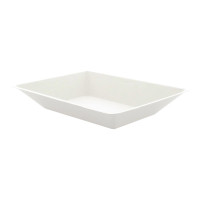 Piatto "EcoDesign" in polpa di canna da zucchero  170x130mm H28mm 450ml