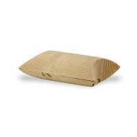 Scatola cartone per panino o croque monsieur 130x145mm H55mm