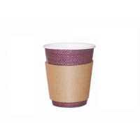 Fascette anti-scottatura in cartoncino per bicchieri (PAP20) 110x110mm H56mm