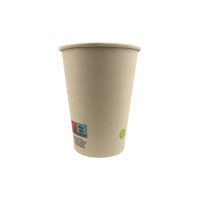 Bicchiere cartone e fibra di bambù (PAP20)  H110mm 350ml