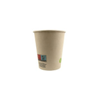 Bicchiere cartone e fibra di bambù (PAP20)  H91mm 200ml
