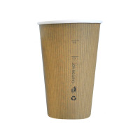 Bicchiere cartone lamina PLA (PAP20)  H132mm 450ml