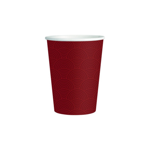 Bicchiere cartone bianco (PAP20)  H92mm 215ml