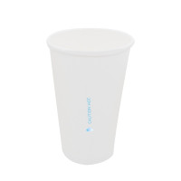 Bicchiere cartone bianco (PAP20)  H60mm 90ml