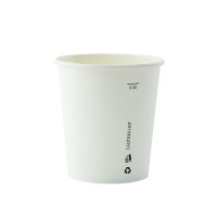 Bicchiere cartone bianco (PAP20)  H78mm 200ml