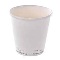 Bicchiere cartone bianco Eden plastic-free (PAP20)  H86mm 300ml