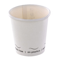 Bicchiere cartone bianco Eden plastic-free (PAP20)  H56mm 72ml
