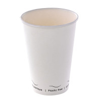 Bicchiere cartone bianco Eden plastic-free (PAP20)  H91mm 200ml