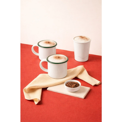 Bicchiere cartone bianco Eden plastic-free (PAP20)  H92mm 230ml
