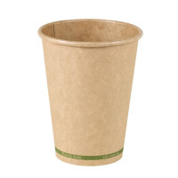 Bicchiere cartone kraft ZEN plastic-free (PAP20)  H110mm 350ml
