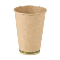 Bicchiere cartone kraft ZEN plastic-free (PAP20)  H92mm 200ml
