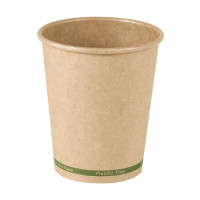 Bicchiere cartone kraft ZEN plastic-free (PAP20)  H92mm 230ml