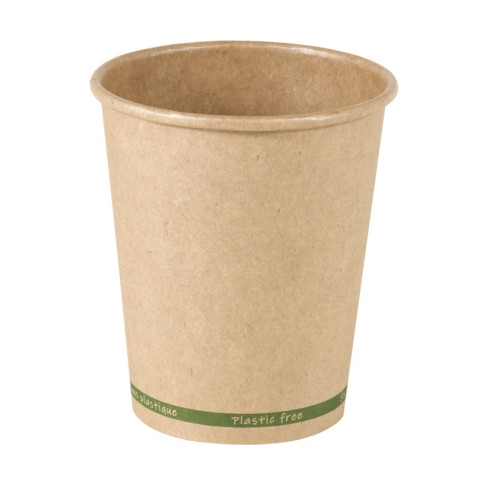 Bicchiere cartone kraft ZEN plastic-free (PAP20)  H92mm 230ml