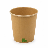 Bicchiere cartone leggero kraft ZEN (PAP20)  H92mm 230ml