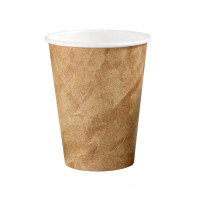 Bicchiere cartone decoro carta stropicciata (PAP20)  H110mm 350ml