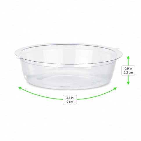 Inserto per bicchiere in PET trasparente  H22mm 30ml