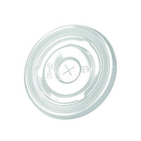 Coperchio in PET con foro a X (PET1)