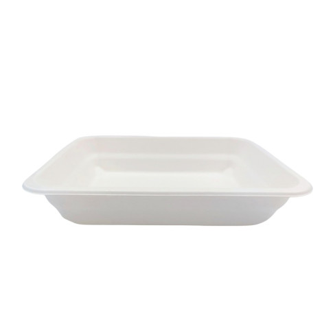 Vaschetta in polpa termosaldabile 1 scomparto (PAP21) 227x178mm H45mm 1300ml