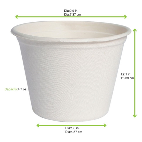 Bicchiere in polpa (PAP21)  H53mm 133ml