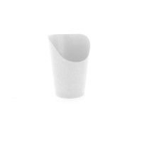 Bicchiere da snack in cartone bianco  H117mm 230ml