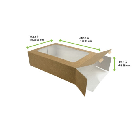 Astuccio kraft per vassoio KTray (PAP21) 310x223mm H83mm