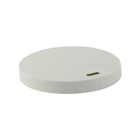 Coperchio in cartone bianco plastic-free (PAP1)  H10mm