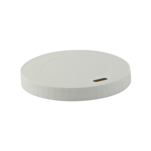 Coperchio in cartone bianco plastic-free (PAP1)  H10mm