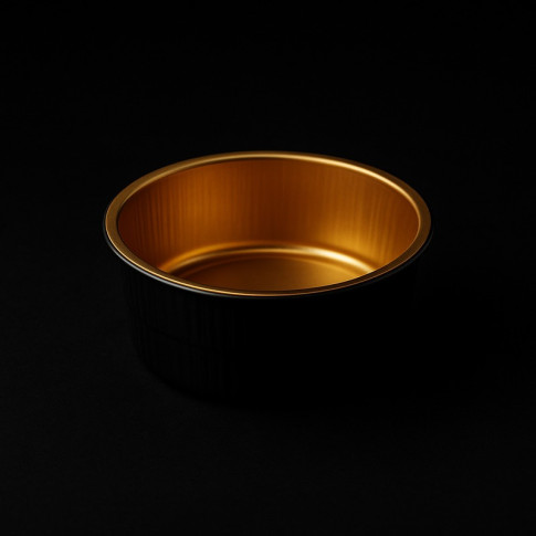 Opseal Aluminium pot black/gold  H50mm 450ml