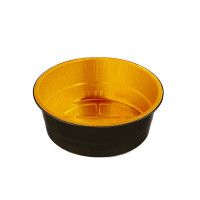 Opseal Aluminium pot black/gold   H55mm 800ml